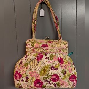 Vera Bradley Floral Quilted Tote Bag